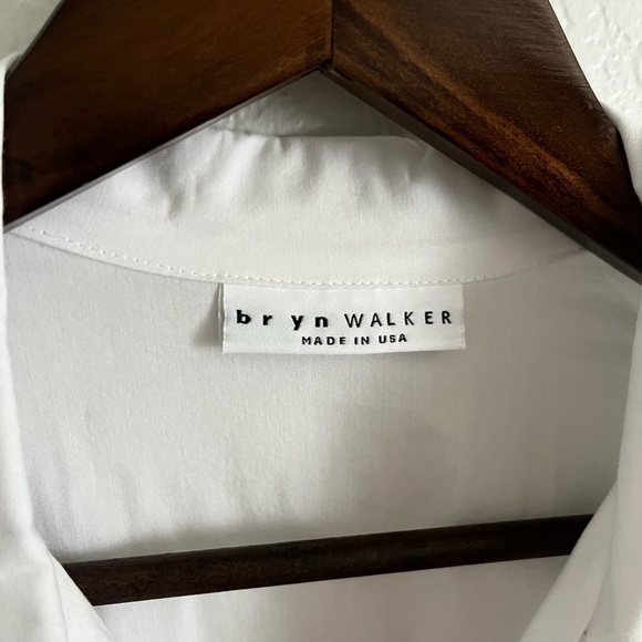 Bryn Walker Oversized Lagenlook Button Down Tunic Top Cotton Blend - Picture 6 of 10